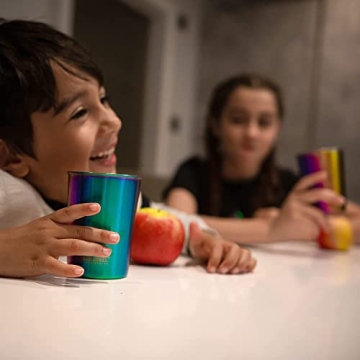 Rainbow Stainless Steel Tumblers - Durable & Safe for All