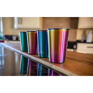 Rainbow Stainless Steel Tumblers - Durable & Safe for All