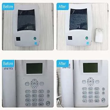 USMYTHA 100 Piece Bulk Pack Magic Melamine Cleaning Sponges 4"x2.4"x0.8", Ultra Durable for Year Long Use, All Surface Cleaner with Water