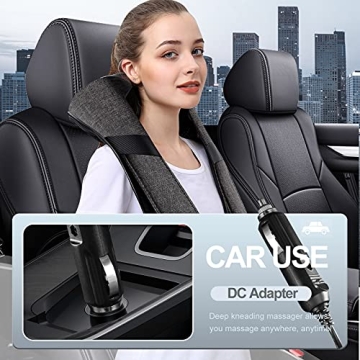 Relaxing Shiatsu Massager for Neck and Back Pain Relief