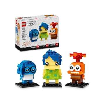 LEGO BrickHeadz Joy, Sadness & Anxiety Building Set 40749