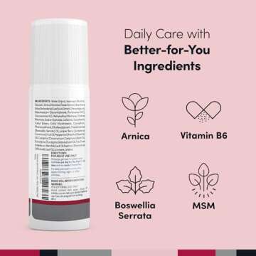 Penetrex Joint & Muscle Therapy Roll On - Soothing Gel for Back, Neck, Hands, Feet - Premium Whole Body Rub with Arnica, Vitamin B6 MSM & Boswellia - 3oz