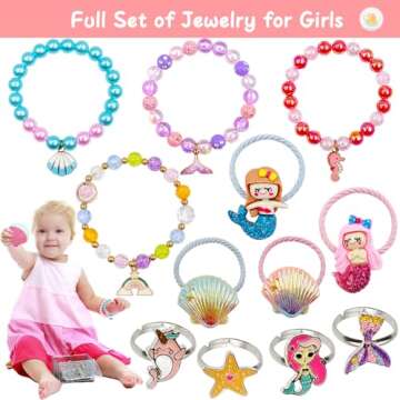 Enchanting Mermaid Bath Bombs for Girls - Surprise Inside! 6 Pcs Set