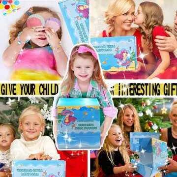 Mermaid Bath Bombs for Kids with Surprise Inside - 6 Pcs