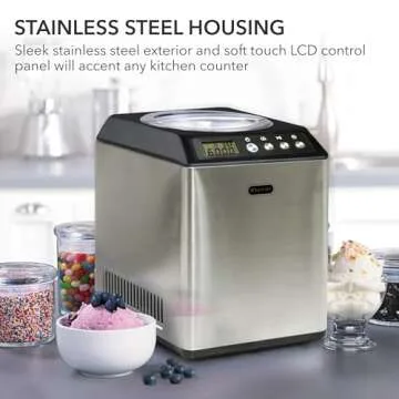 Whynter 2.1 Qt Ice Cream Maker with Built-In Compressor