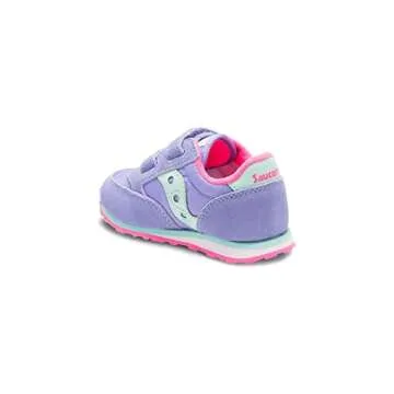Saucony Unisex-child Baby Jazz Hook & Loop , PERIWINKLE, 11 M