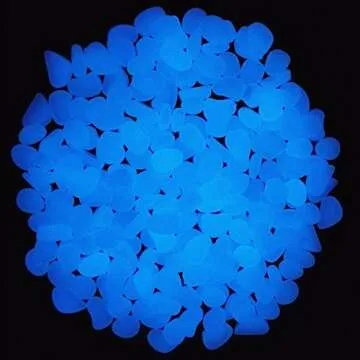 Enchanting Oubest Glow Peebles for Fish Tanks and Gardens
