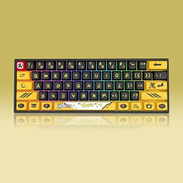 Hkfos M61 Tiger Keyboard Ergonomic RGB Gaming Keyboard