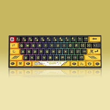 Hkfos M61 Tiger Keyboard Ergonomic RGB Gaming Keyboard