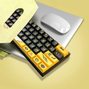 Hkfos M61 Tiger Keyboard Ergonomic RGB Gaming Keyboard