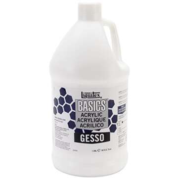 Liquitex Basics Acrylic Gesso, 64 Ounce Jug, White