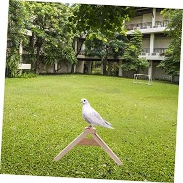 Balacoo Wooden Dove Rest Stand for Pigeons and Birds