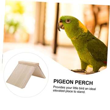 Balacoo Wooden Dove Rest Stand for Pigeons and Birds