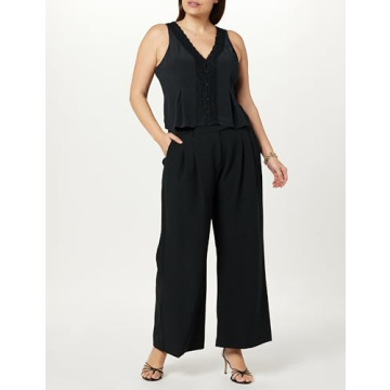 Stylish Paloma Lace Trimmed Sleeveless Top for Women