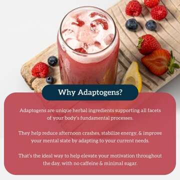 Organifi Red Juice - Energy Powder Reduces Afternoon Crashes and Boosts Digestion and Immune System, 14 Go Packets