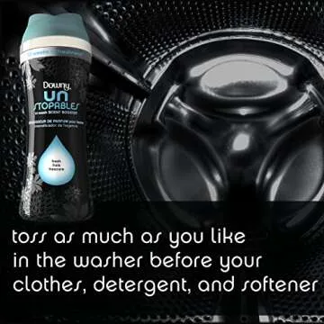 Downy Unstopables Laundry Scent Booster Beads for Washer, Fresh, 10 oz (Pack of 4)