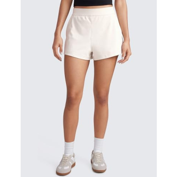 CRZ YOGA 4-Way Stretch Women's High Waisted Shorts