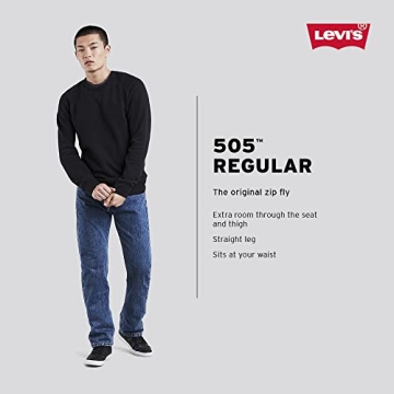 Levi's 505 Regular Fit Jeans - Kalsomine, 34W x 32L