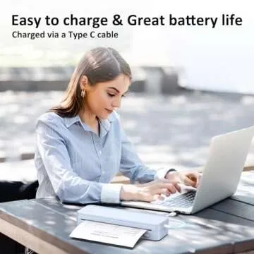 Gloryang Inkless Portable Printer Perfect for Travel and Work