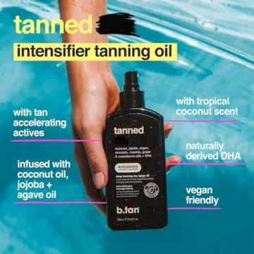 B.Tan Best Tanning Oil - Fast Dark Tan Intensity