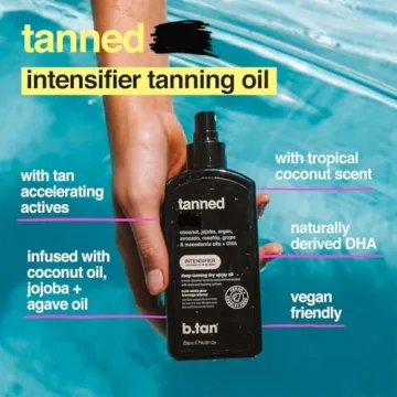 B.Tan Best Tanning Oil - Fast Dark Tan Intensity
