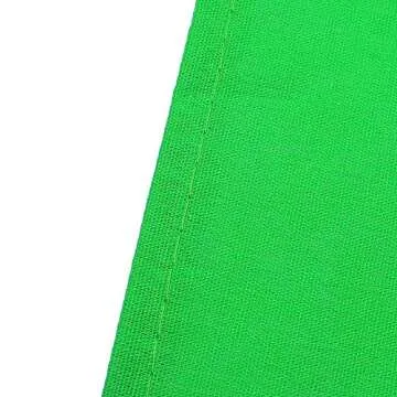 Greenscreen 6x9ft/1.8x2.8m, BDDFOTO Photo Video Background 100% Pure Cotton Muslin Foldable Backdrop for Photography Video and TV