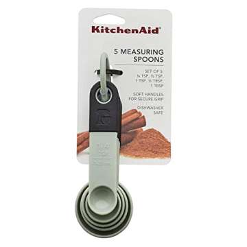 KitchenAid Classic Measuring Spoons Set of 5 in Pistachio