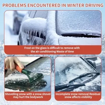 COJOSQC Windshield Snow Cover - All-Weather Car Protection