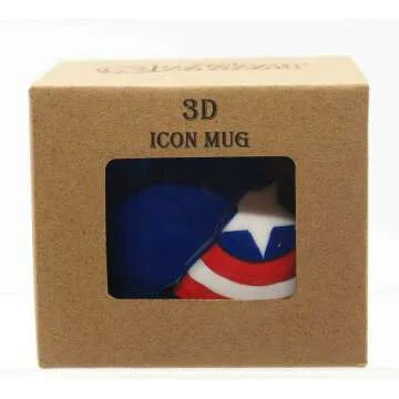 Captain America 3D Icon Mug - Marvel Gift