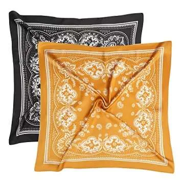 VANLINKER Silk Head Scarf for Versatile Fashion Accessory