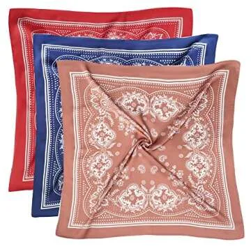 VANLINKER Silk Head Scarf for Versatile Fashion Accessory