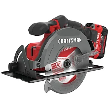 CRAFTSMAN V20 Cordless Circular Saw Kit - Powerful 6-1/2 Inch with Battery & Charger