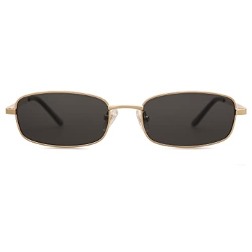 SOJOS Retro Narrow Rectangle Sunglasses for All