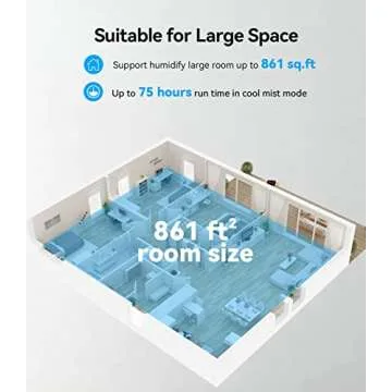 ENPULY 6L Humidifier with Warm and Cool Mist Options