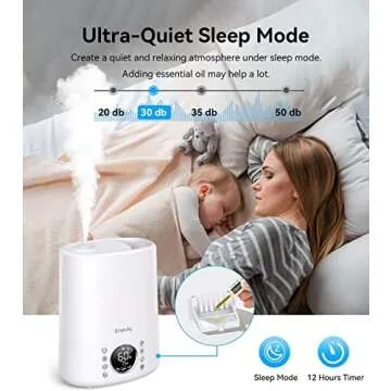 ENPULY 6L Humidifier with Warm and Cool Mist Options