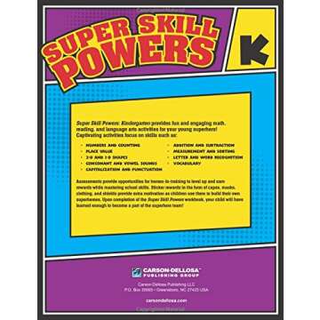 Super Skill Powers, Grade K - Building a Strong Foundation for Young Learners