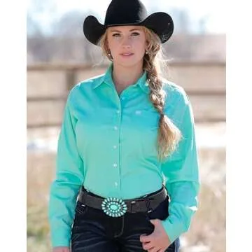 UTOWO Western Cowgirl Belt for Women,Vintage Engraved Tooled Leather Belt Turquoise Cowboy Country Belt