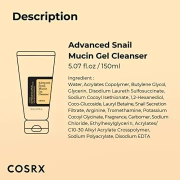 COSRX Advanced Snail Mucin Gel Cleanser for All Skin Types