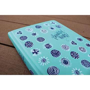 NIV, Beautiful Word Coloring Bible for Girls Pencil/Sticker Gift Set, Updated, Leathersoft over Board, Teal, Comfort Print: 600+ Verses to Color