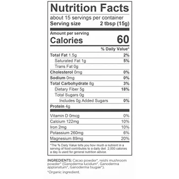 Navitas Organics Cacao+ Blend with Reishi for Longevity