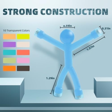 VNDUEEY Colorful Magnetic People Fridge Magnets 10 Pack