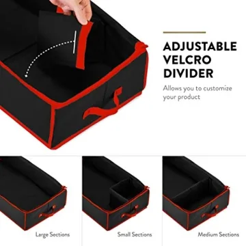 ZOBER Premium Gift Wrap Storage Organizer for Wrapping Supplies