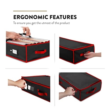 ZOBER Premium Gift Wrap Storage Organizer for Wrapping Supplies