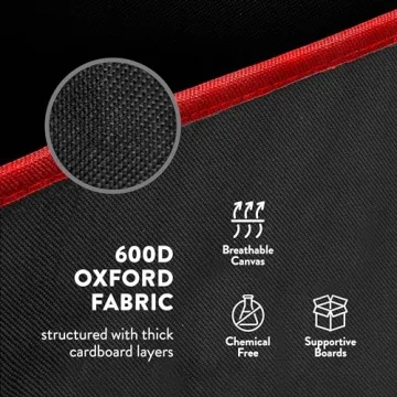 ZOBER Premium Gift Wrap Storage Organizer for Wrapping Supplies