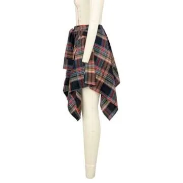 Plaid Pleated Mini Skirt - Stylish A-line Design