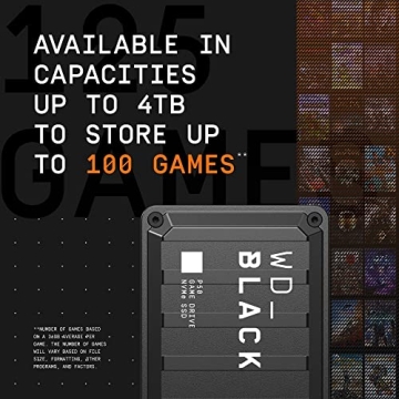 Western Digital 1TB P50 Game Drive SSD for Fast Gaming