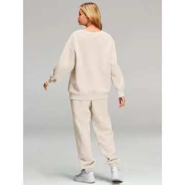 AUTOMET Womens 2 Piece Oversized Sweatsuit for Fall