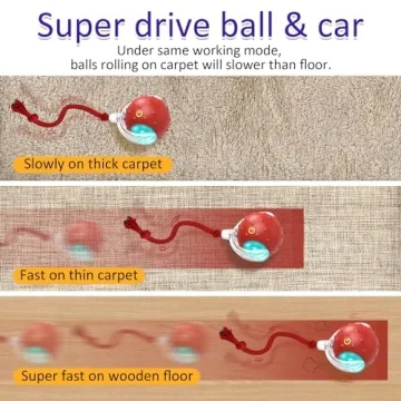 Giociv Interactive Cat Ball Toy for Endless Fun