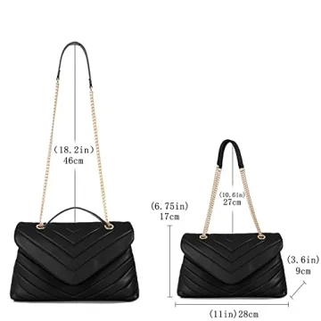 Trendy Quilted Vegan Leather Crossbody Bag for Women