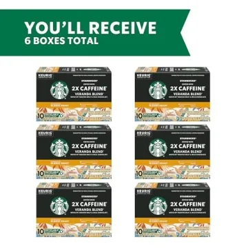 Starbucks 2X Caffeine Blonde Roast K-Cups - 60 Pods
